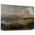 Abstract Minimalist Landscape Paintings – Earthy Textured Nature Art