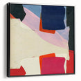 Bold Geometric Moody Modern Wall Art – Abstract Color Block Canvas