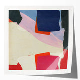 Bold Geometric Moody Modern Wall Art – Abstract Color Block Canvas