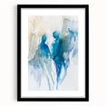 Contemporary Figurative Canvas Art – Ethereal Blue Watercolor Design