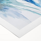 Contemporary Figurative Canvas Art – Ethereal Blue Watercolor Design
