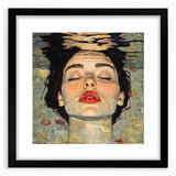Unique Abstract Human Form Artwork – Serene Water Reflection Art