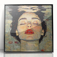 Unique Abstract Human Form Artwork – Serene Water Reflection Art