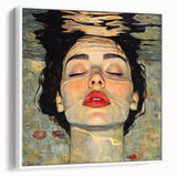 Unique Abstract Human Form Artwork – Serene Water Reflection Art