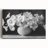 Monochrome Floral Elegance - Fine Art Photography Framed Prints