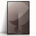 Minimalist Abstract Paintings – Earthy Geometric Brown Art