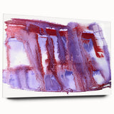 Burgundy & Violet Moody Modern Wall Art – Abstract Canvas Print