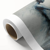 Minimalist Figurative Wall Decor – Ethereal Blue Abstract Ballet Art