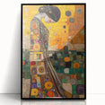Colorful Abstract Figurative Wall Art – Expressive Human Form