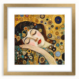 Elegant Abstract Figurative Wall Art – Gold Dreamscape