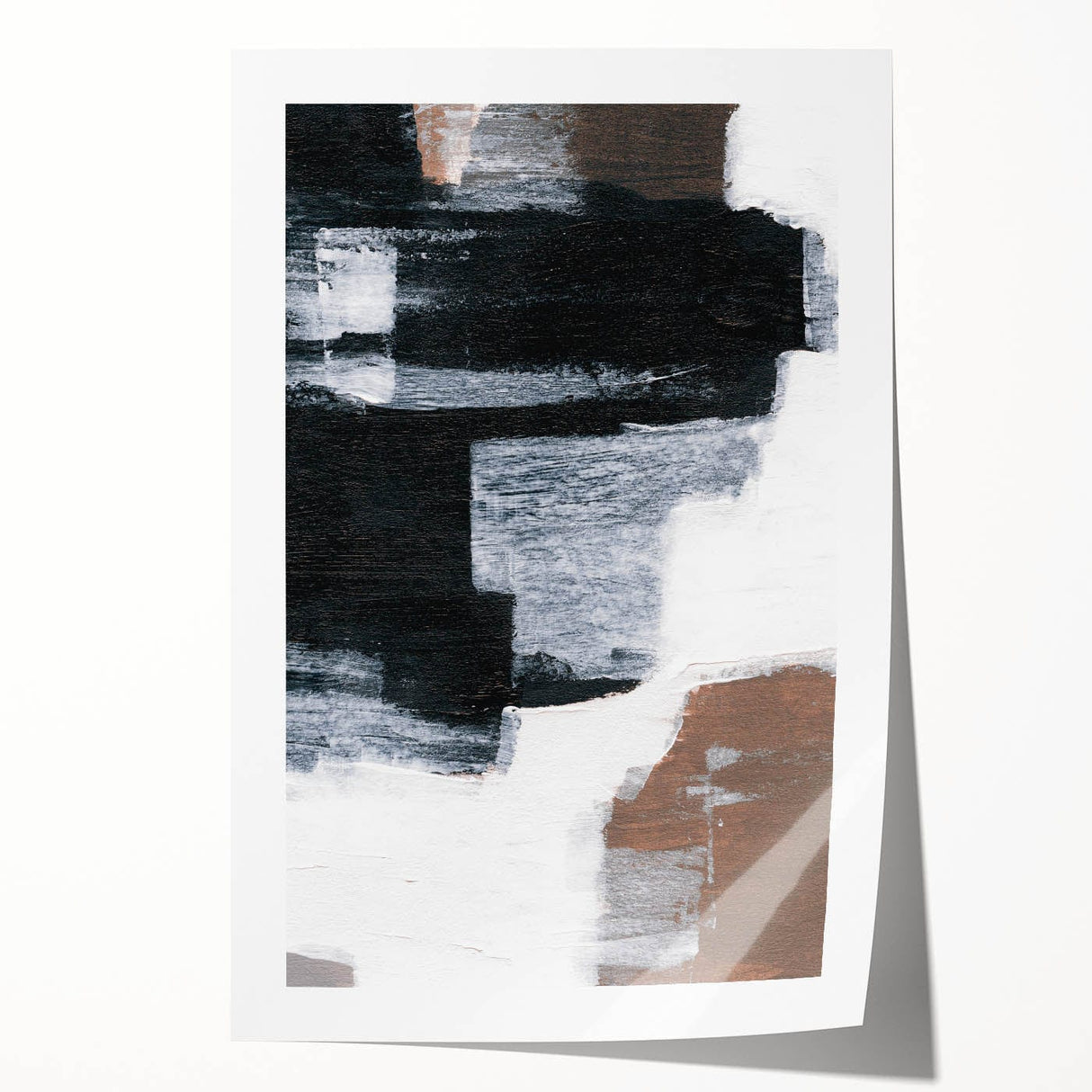 Abstract Wall Art - Black and White Wall Art