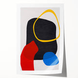 Modern Art Prints – Vibrant Geometric Abstract Canvas
