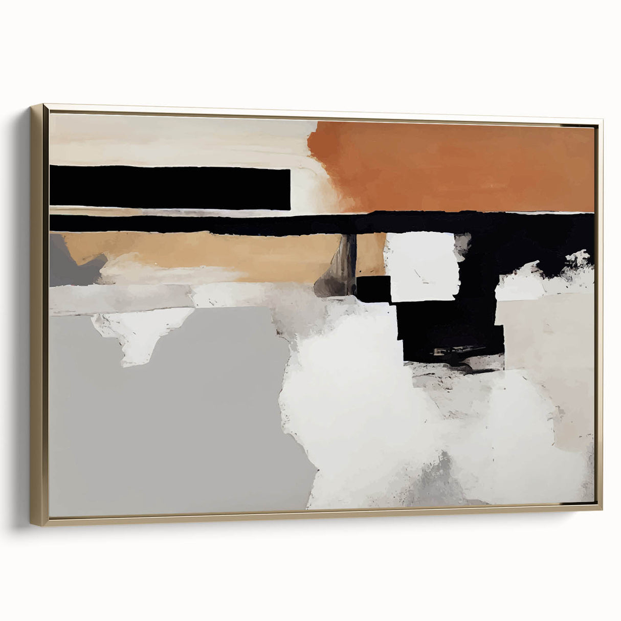 Shop Modern Abstract Canvas Prints - Bold Textures in Earth Tones