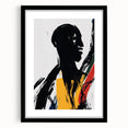Bold Abstract Figurative Wall Art – Dynamic Human Form