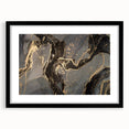 Sophisticated Abstract Art Designs – Black & Gold Canvas Print