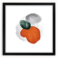Modern Geometric Wall Decor – Orange, Forest Green & Gray Abstract