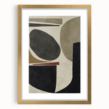 Contemporary Canvas Prints – Earthy Abstract Geometric Art