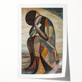Expressive Abstract Figurative Wall Art – Contemplative Form