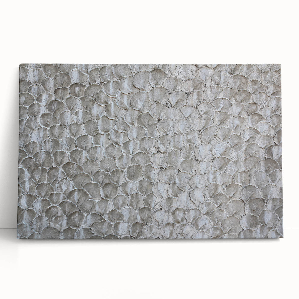 Modern Abstract Canvas Prints with Textured Petal Pattern – Neutral Art