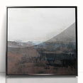 Earthen Harmony Abstracts - Tranquil Landscape Art in Brown and Gray