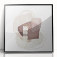 Minimalist Abstract Canvas Prints – Beige and Brown Geometric Wall Art