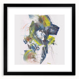 Vibrant Brushstroke Expression – Colorful Abstract Wall Hanging