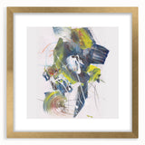 Vibrant Brushstroke Expression – Colorful Abstract Wall Hanging