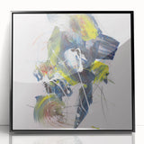 Vibrant Brushstroke Expression – Colorful Abstract Wall Hanging