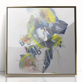 Vibrant Brushstroke Expression – Colorful Abstract Wall Hanging