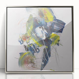 Vibrant Brushstroke Expression – Colorful Abstract Wall Hanging