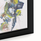 Vibrant Brushstroke Expression – Colorful Abstract Wall Hanging