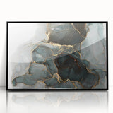 Premium Abstract Canvas Prints – Forest Green & Gold Art