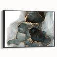 Premium Abstract Canvas Prints – Forest Green & Gold Art