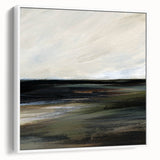 Earthen Harmony Abstracts - Serene Landscape Abstract Art in Earth Tones