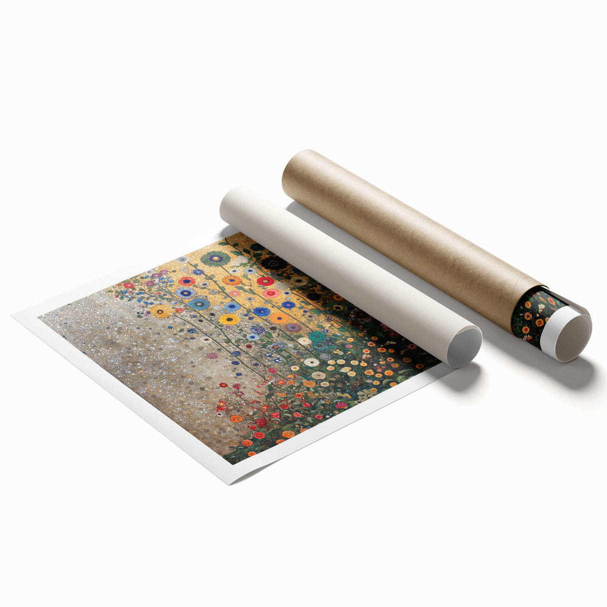 Colorful Abstract Floral Wall Art – Contemporary Botanical Print
