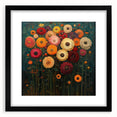 Vibrant Abstract Floral Wall Art – Bold Botanical Canvas Print