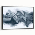 Modern Fluid Art Prints – Monochrome Black & White Canvas Decor