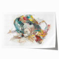 Expressive Woman's Portrait – Contemporary Abstract Art Piece