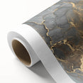 High-End Abstract Wall Decor – Dark Gray & Gold Canvas