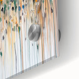 Textured Abstract Floral Wall Art – Modern Drip-Style Canvas