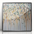 Textured Abstract Floral Wall Art – Modern Drip-Style Canvas