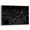 Floating Bubble Abstraction – High-Contrast Abstract Photography