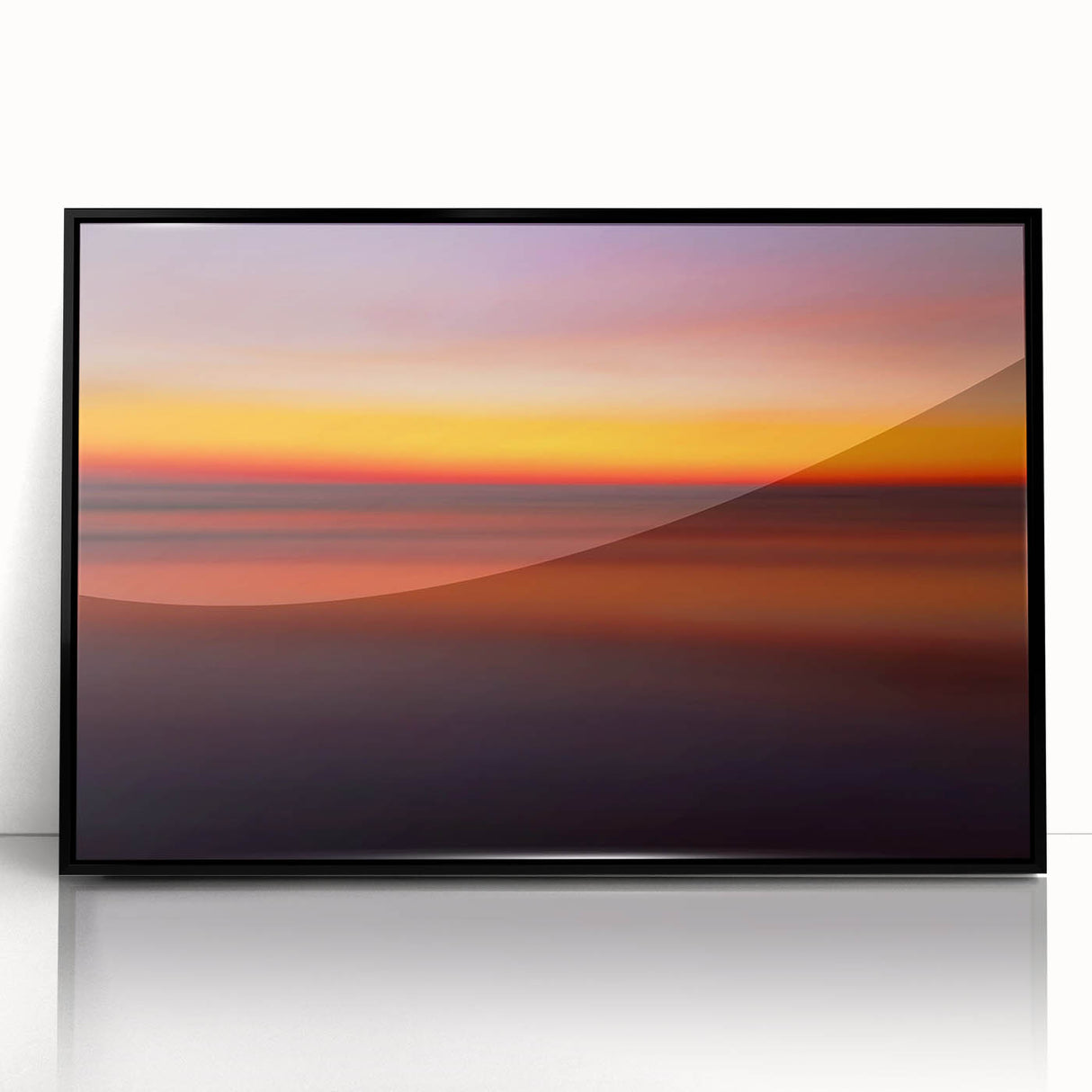 Abstract Sunset Waves – Fine Art Photography Wall Print