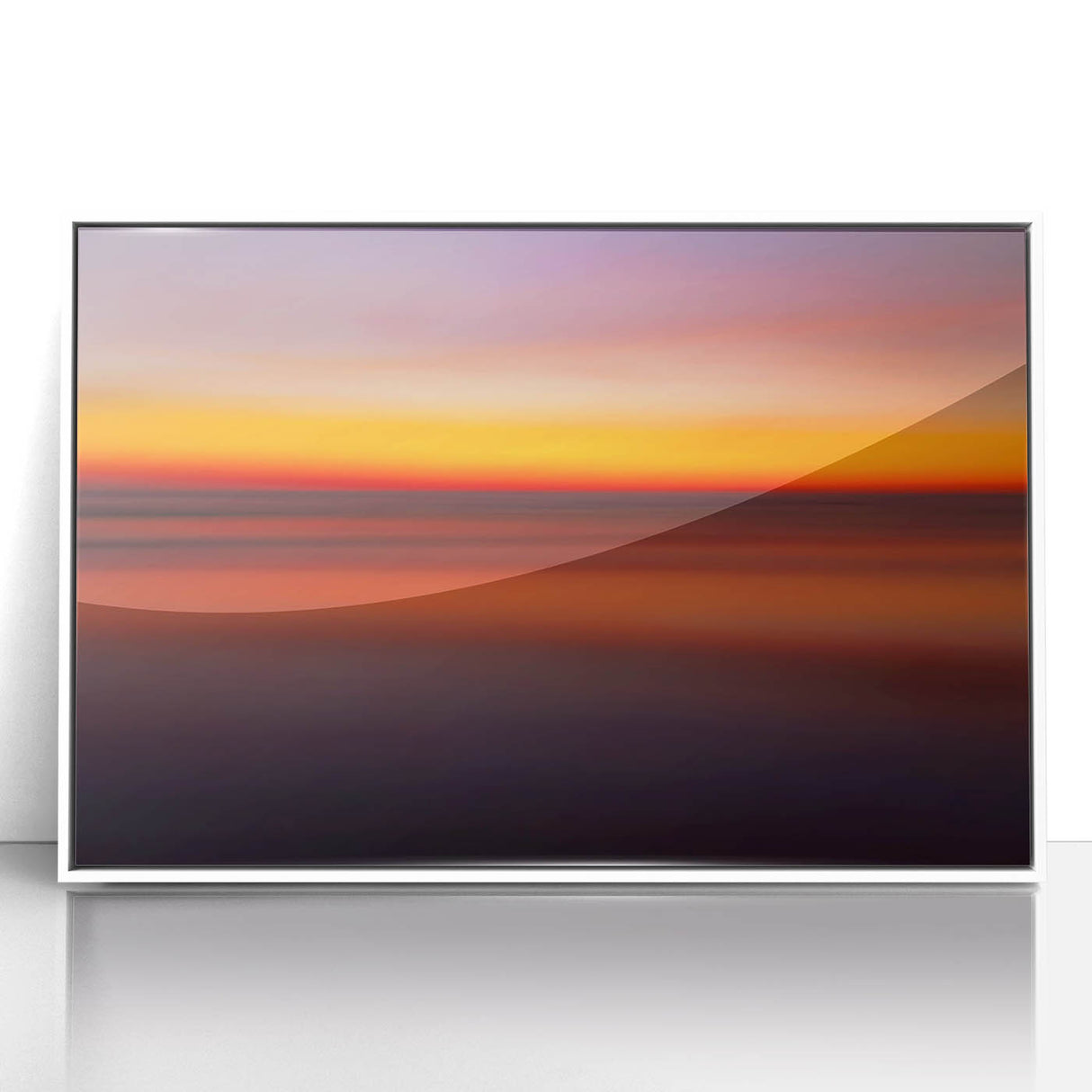 Abstract Sunset Waves – Fine Art Photography Wall Print