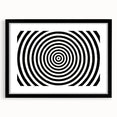 Hypnotic Spiral Illusion – Geometric Abstract Art Print