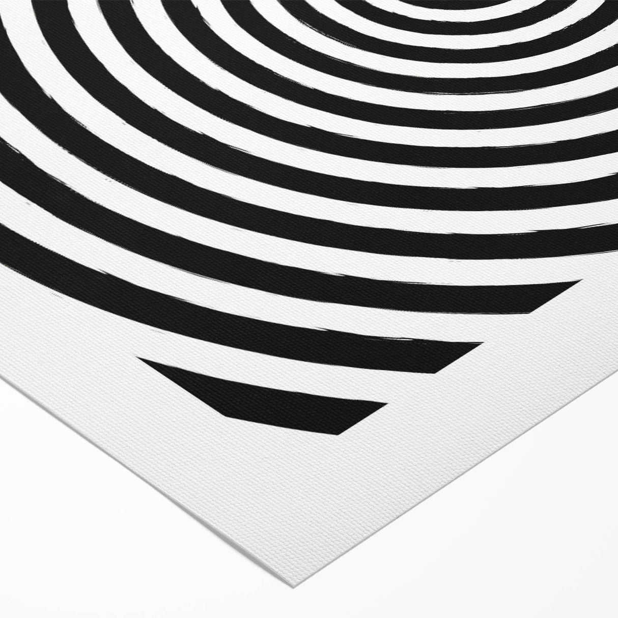 Hypnotic Spiral Illusion – Geometric Abstract Art Print