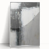 Earthen Harmony Abstracts - Minimalist Wall Decor in Black and White