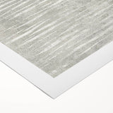 Contemporary Framed Abstract Art - Light Gray Textured Flow Design