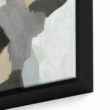 Neutral Abstract Wall Art - Earthy Geometric Modern Canvas Print