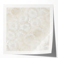Contemporary Framed Abstract Art – Soft Beige Floral Texture Design